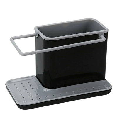21cm Kitchen Sink Caddy Suction Sponge Soap Holder Organizer 13cm - Mekamart Australia
