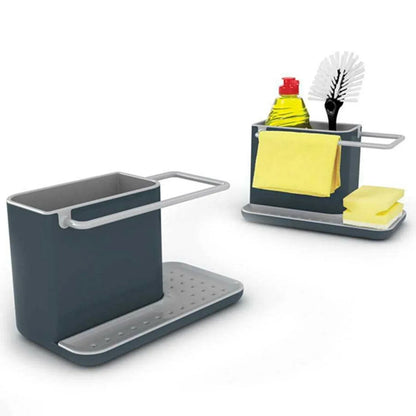 21cm Kitchen Sink Caddy Suction Sponge Soap Holder Organizer 13cm - Mekamart Australia