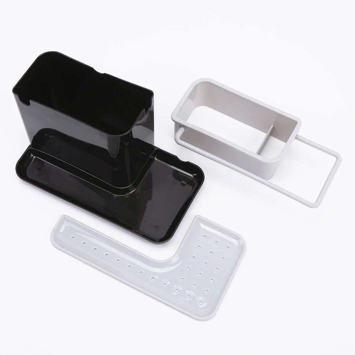 21cm Kitchen Sink Caddy Suction Sponge Soap Holder Organizer 13cm - Mekamart Australia