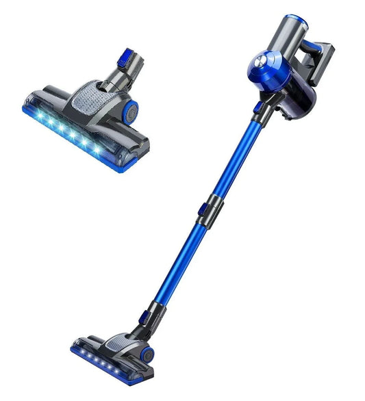 Enigma V8 22.2v Cordless Stick Vacuum Cleaner Blue + Toolkit - Mekamart Australia