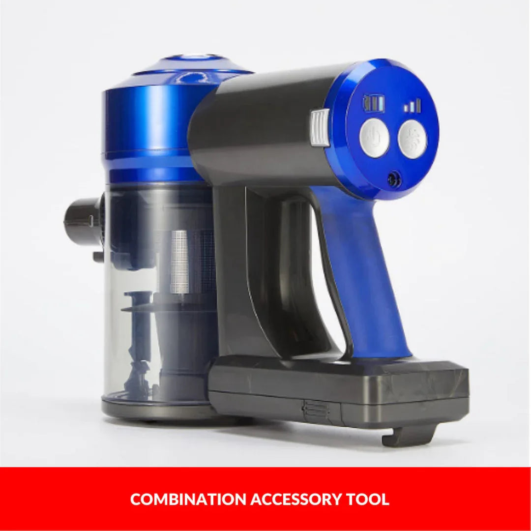 Enigma V8 22.2v Cordless Stick Vacuum Cleaner Blue + Toolkit - Mekamart Australia