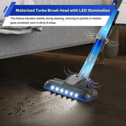 V8 150W Handheld Stick Vacuum Cleaner 40 Min Runtime LED - Mekamart Australia