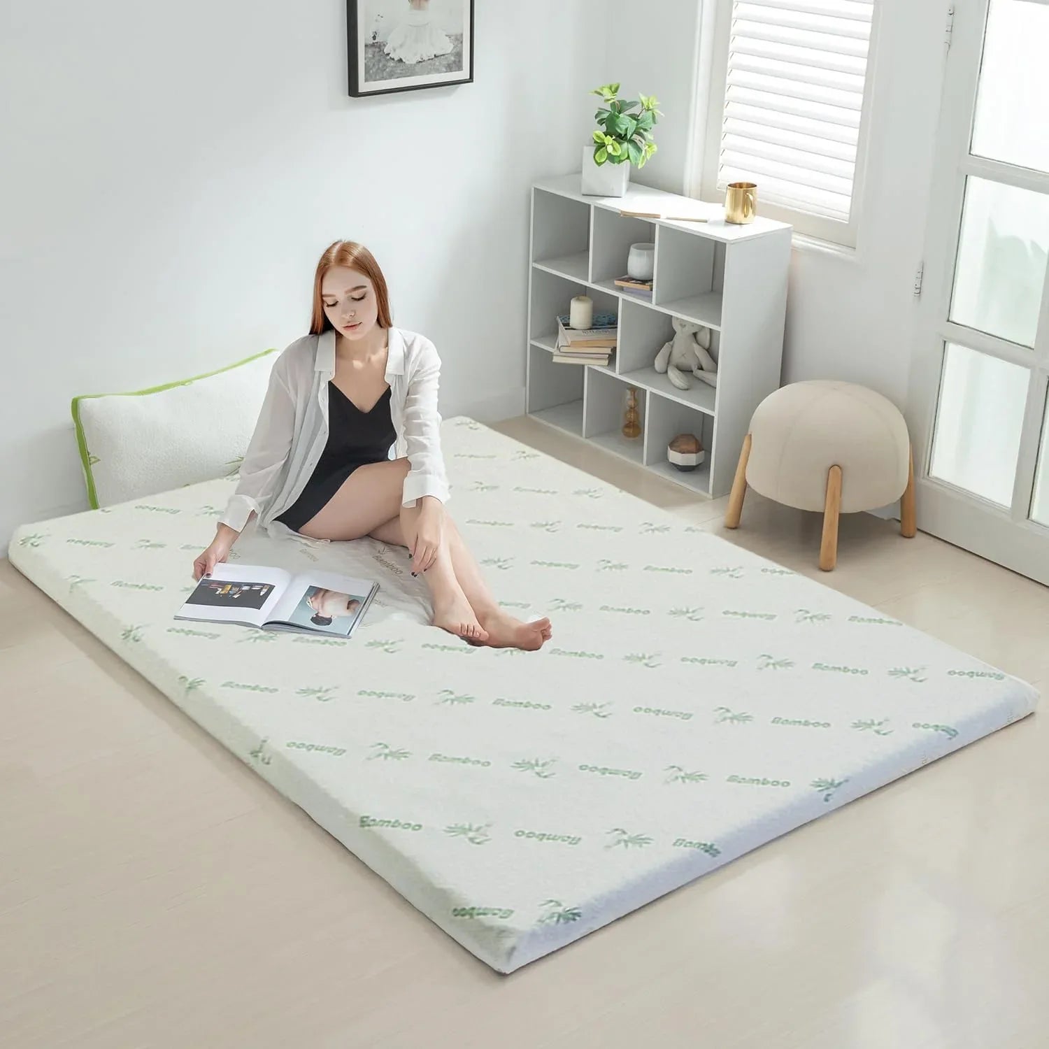 King Mattress Topper Memory Foam 7-Zone 8cm - Mekamart Australia