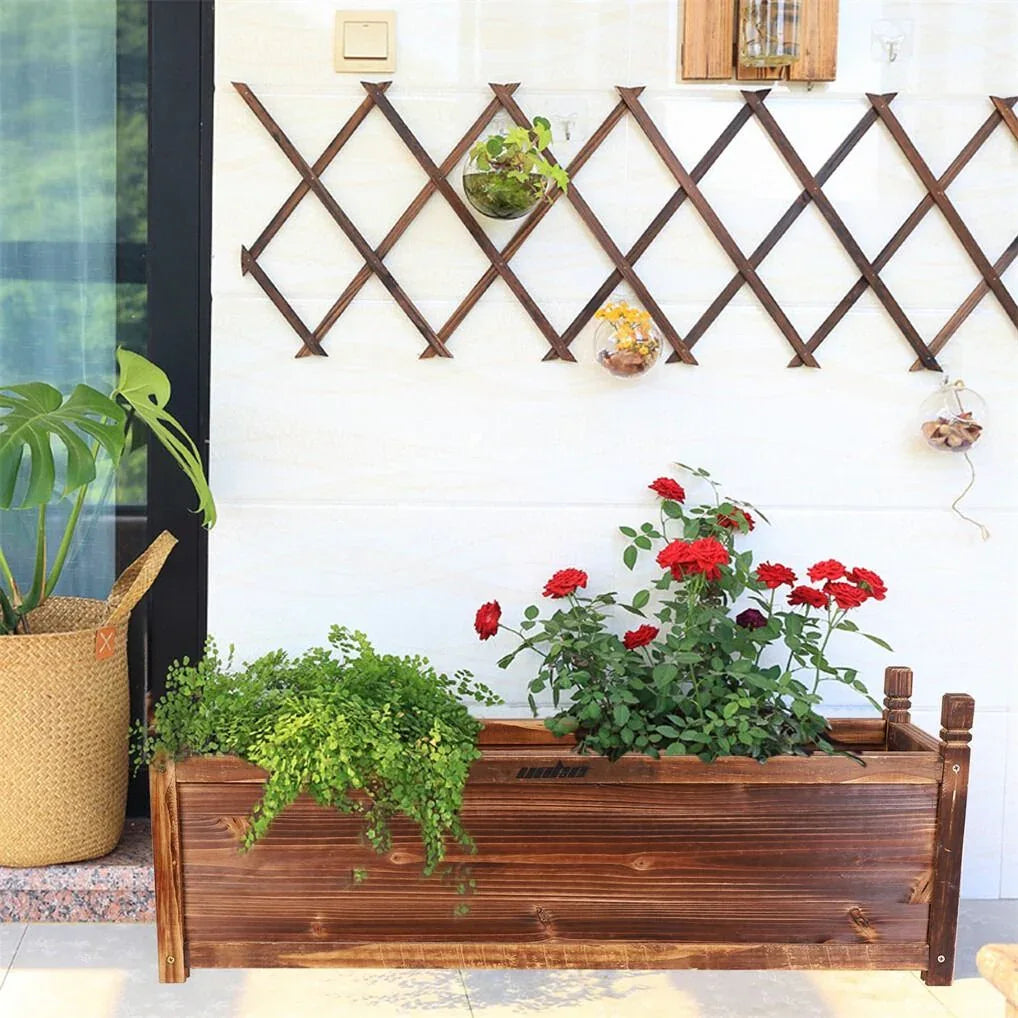 Medium Raised Garden Bed 60x30x33cm Wooden Planter Box - Mekamart Australia