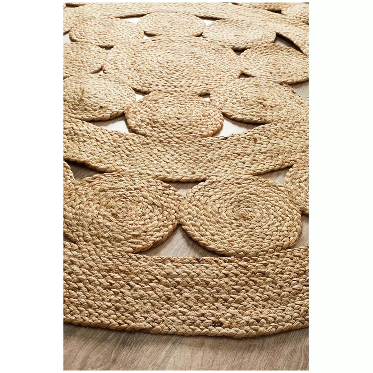 Atrium pilu natural rug 200 x 200cm - Mekamart Australia
