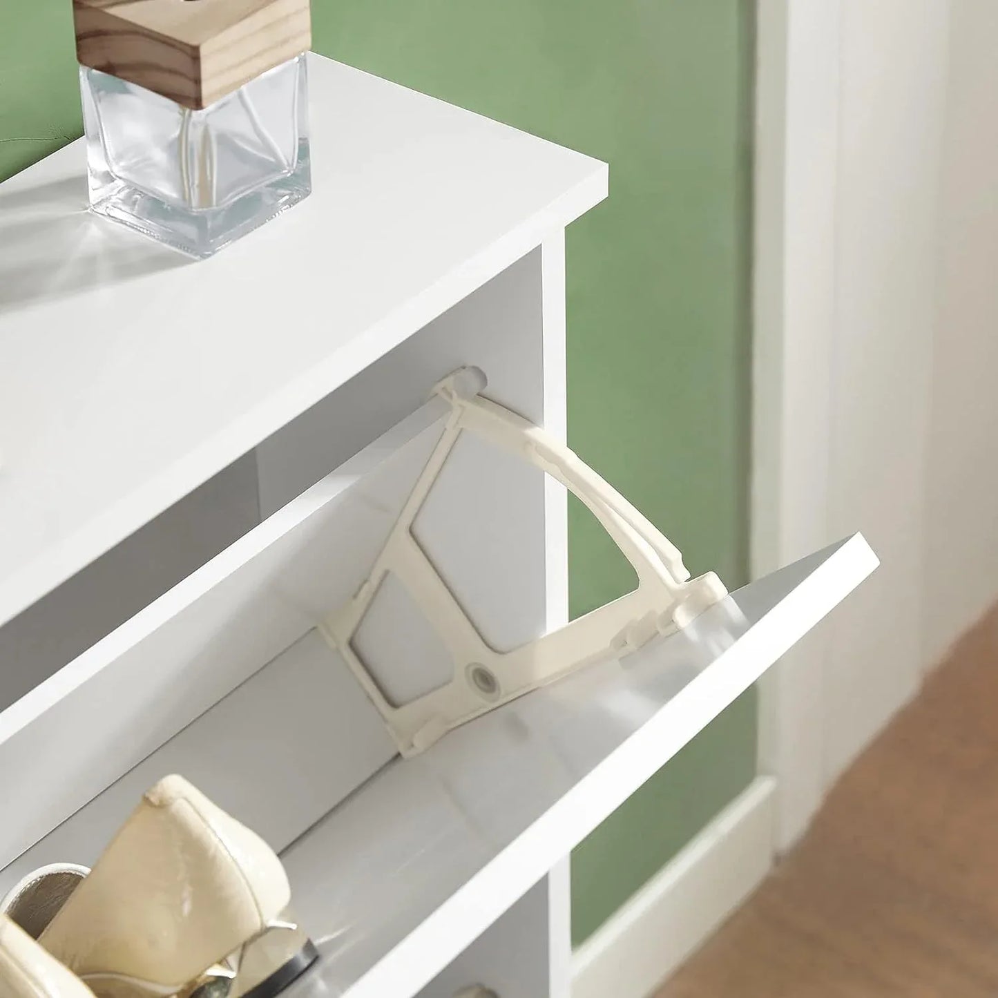 2 Drawer Shoe Cabinet Storage Unit - Mekamart Australia