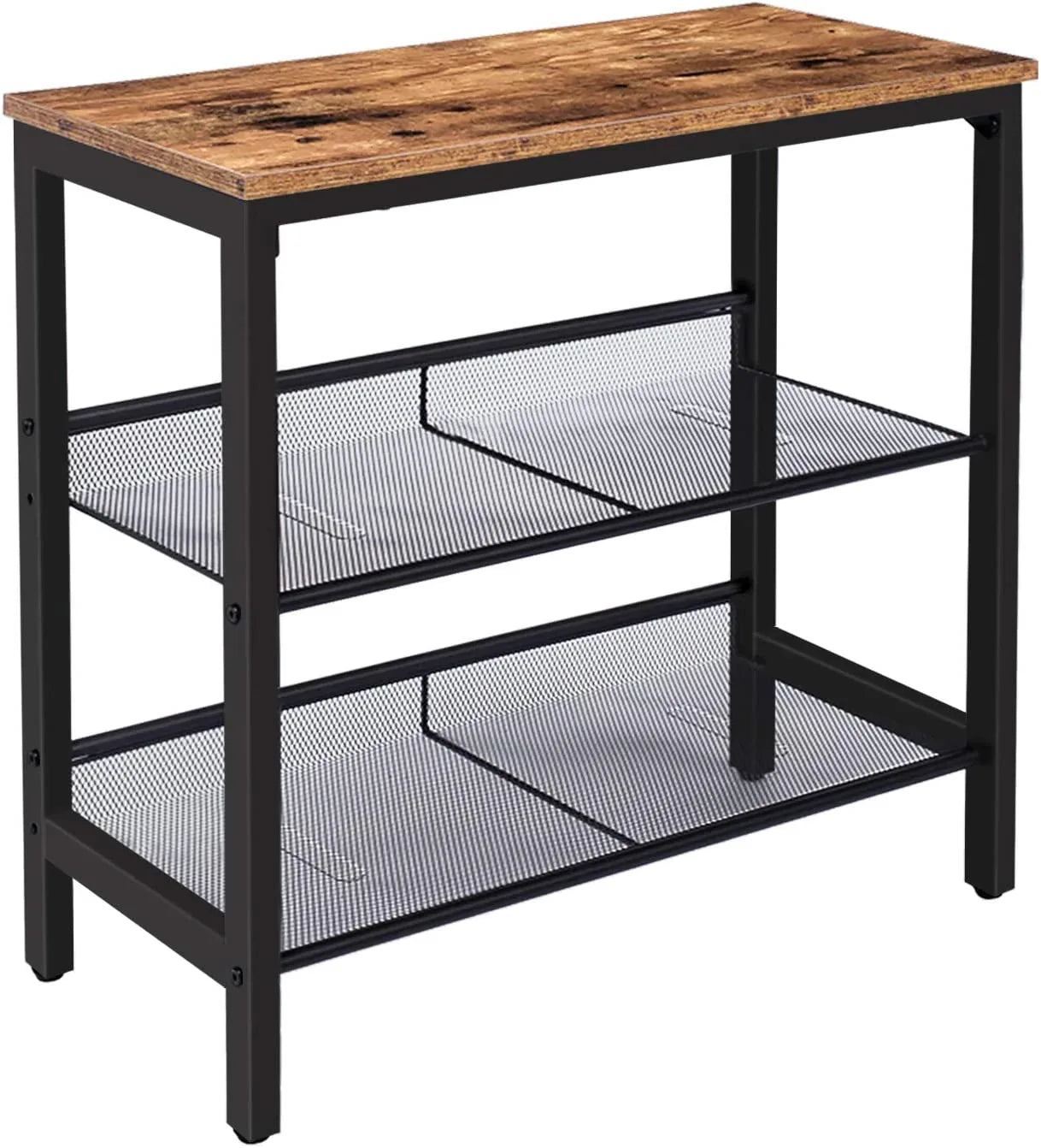 2-Tier Shoe Rack, Industrial Shoe Organizer Storage Bench - Mekamart Australia