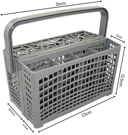 2 in 1 Universal Dishwasher Cutlery Basket (24 x 13 x 13 cm) - Mekamart Australia