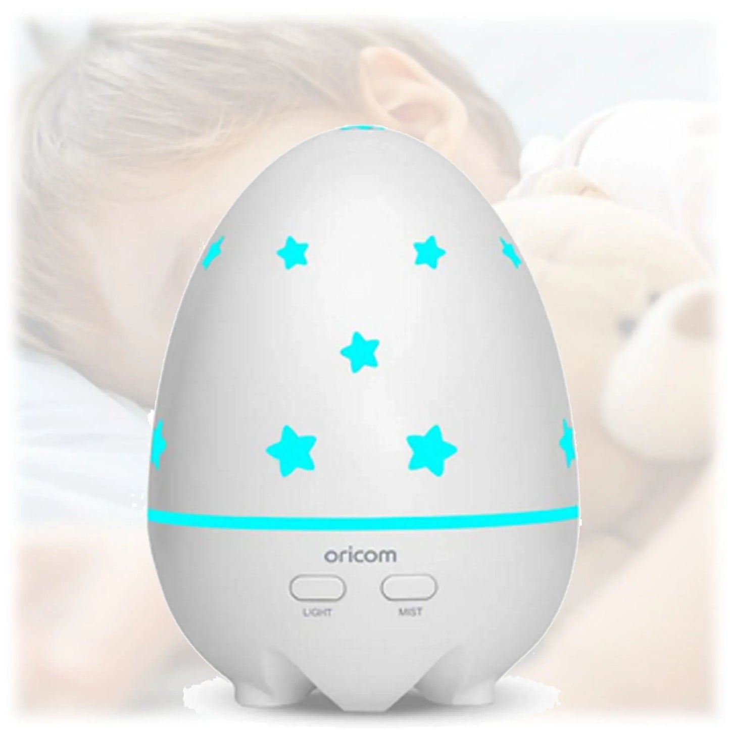 Oricom Aroma Diffuser Humidifier & Night Light Baby Kids Room AD50 - Mekamart Australia