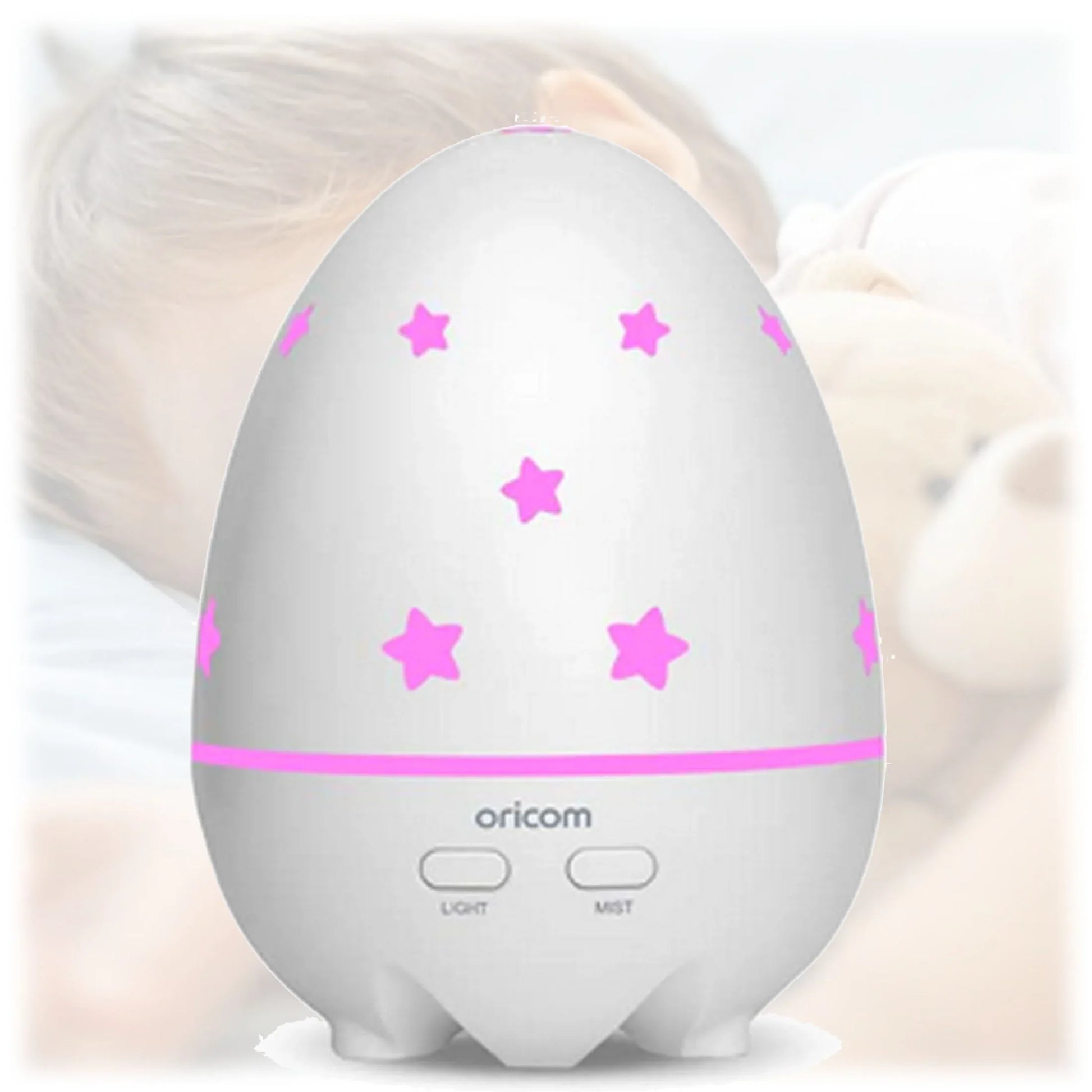 Oricom Aroma Diffuser Humidifier & Night Light Baby Kids Room AD50 - Mekamart Australia