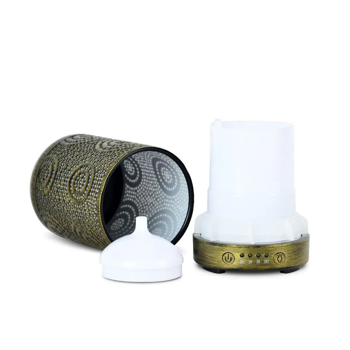 activiva 100ml Metal Essential Oil and Aroma Diffuser-Vintage Gold - Mekamart Australia