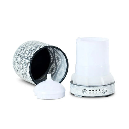 activiva 100ml Metal Essential Oil and Aroma Diffuser-Vintage White - Mekamart Australia