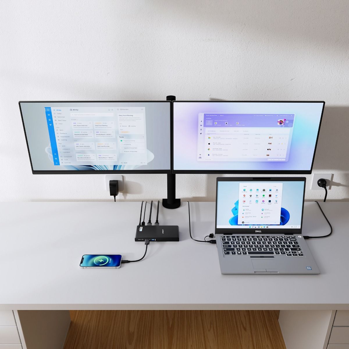mbeat USB-C/A Dual HDMI DisplayLink® Docking Station