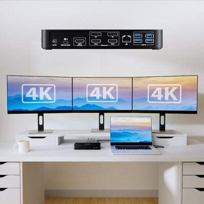 mbeat USB-C Triple 4K Display Docking Station  (DisplayLink® + HDMI-ALT)