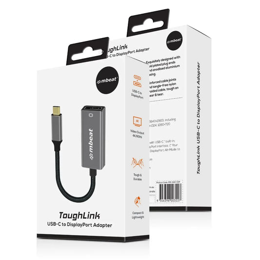 mbeat Elite USB-C to Display Port Adapter - Space Grey - Mekamart Australia