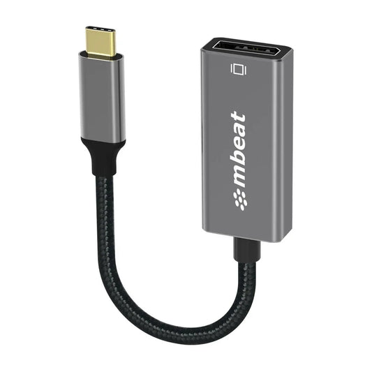 mbeat Elite USB-C to Display Port Adapter - Space Grey - Mekamart Australia