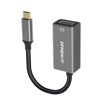 mbeat Elite USB-C to VGA Adapter- Space Grey - Mekamart Australia