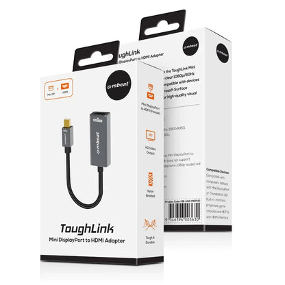 mbeat Tough Link Mini DisplayPort to HDMI Adapter - Mekamart Australia