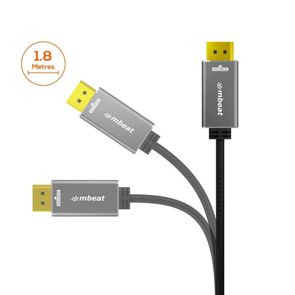 mbeat Tough Link 1.8m DisplayPort to DVI-D Cable - Mekamart Australia