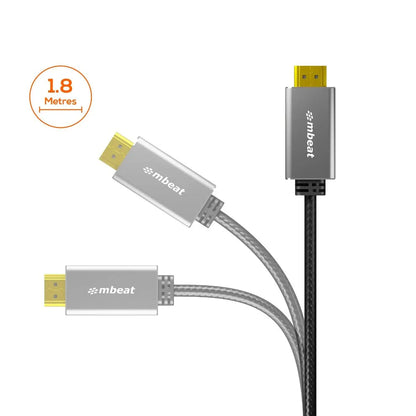 mbeat Tough Link 1.8m HDMI to DVI Cable - Mekamart Australia