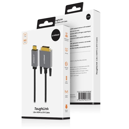 mbeat Tough Link 1.8m HDMI to DVI Cable - Mekamart Australia