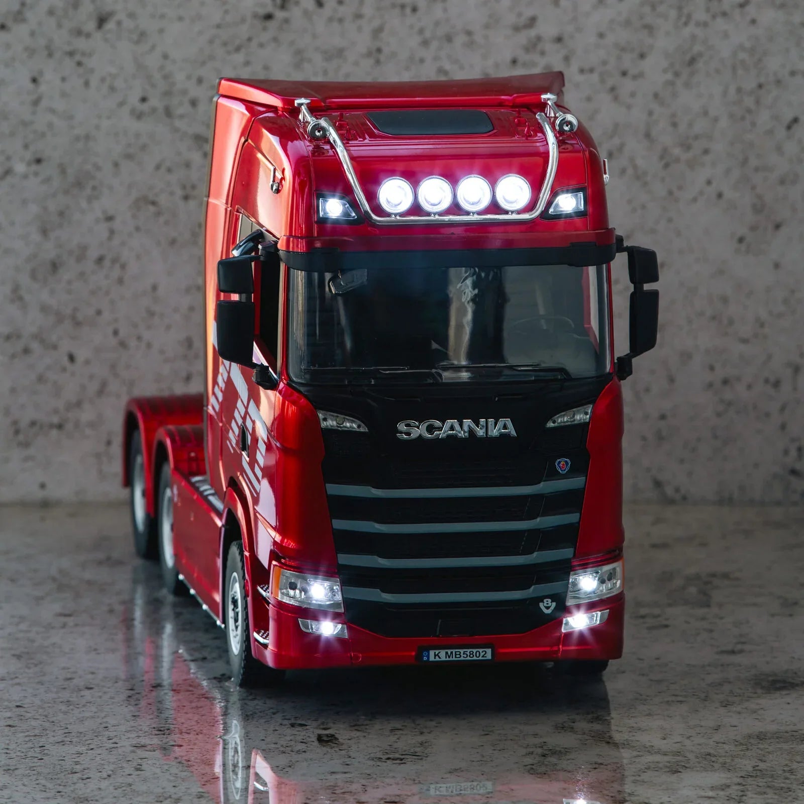 Scania Licensed Remote Control Trailer Head Truck with Lights, Sounds & Steering Adjustment - Mekamart Australia