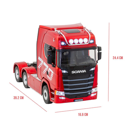 Scania Licensed Remote Control Trailer Head Truck with Lights, Sounds & Steering Adjustment - Mekamart Australia