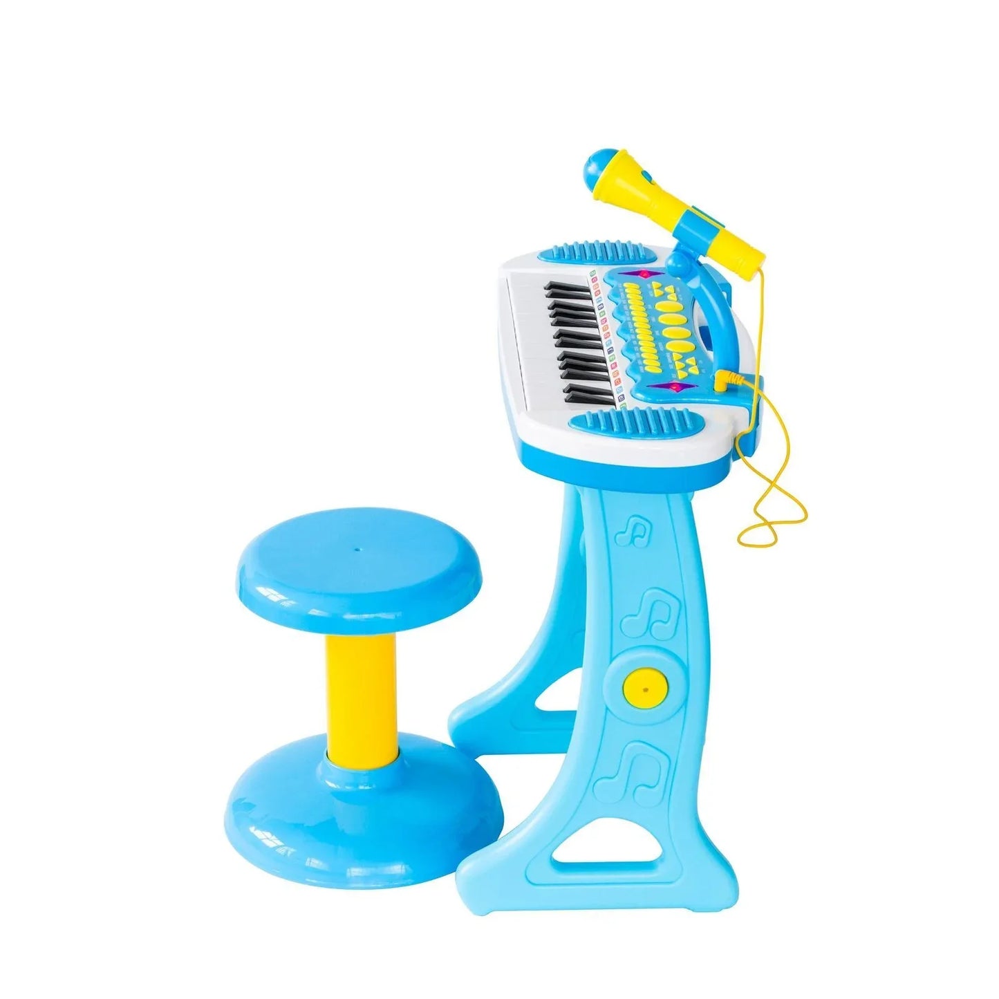 Children's Electronic Keyboard with Stand (Blue) Musical Instrument Toy - Mekamart Australia