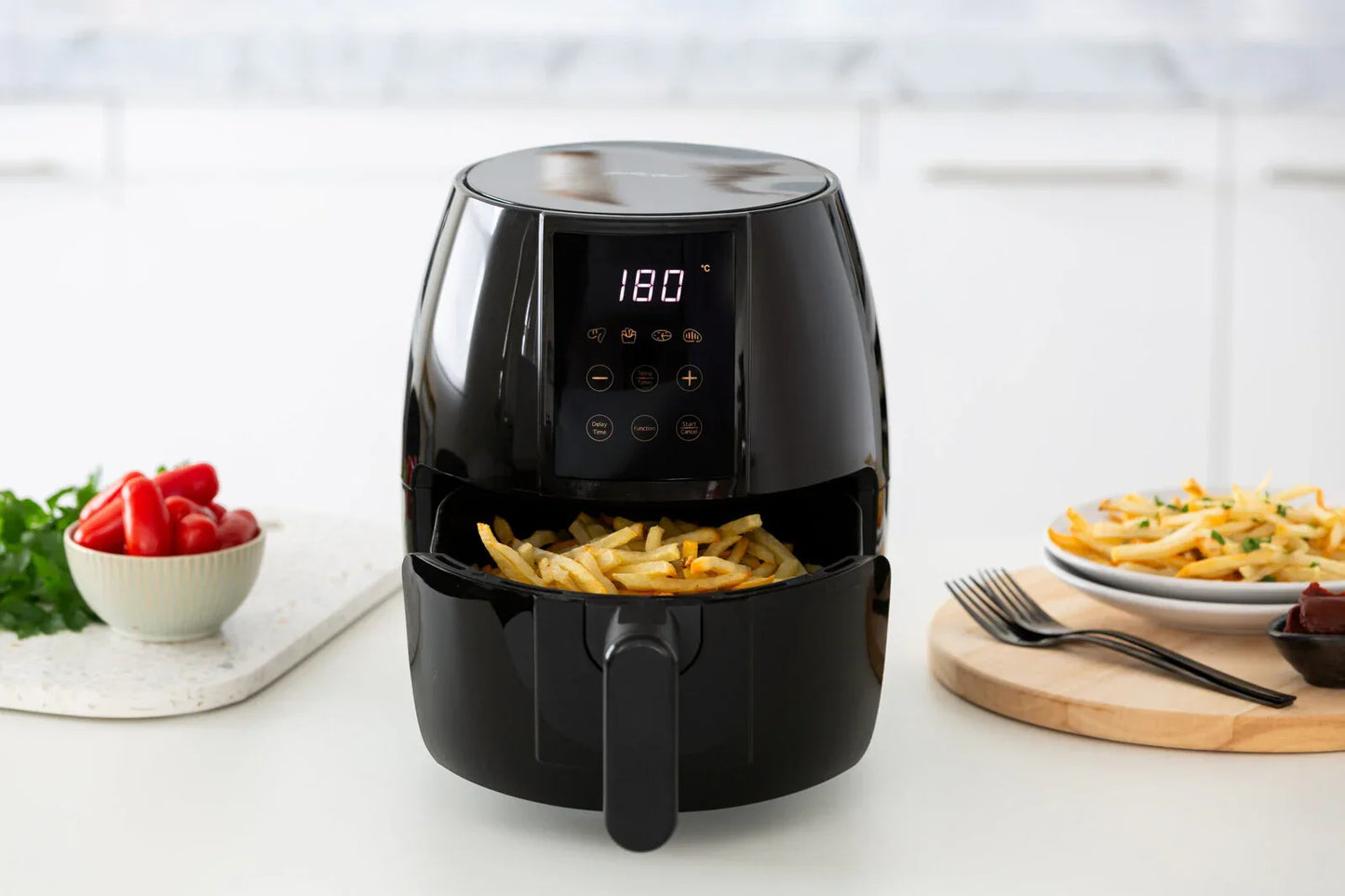 3L Digital Air Fryer w/ 200 C, Non-Stick & Removable Basket - Mekamart Australia