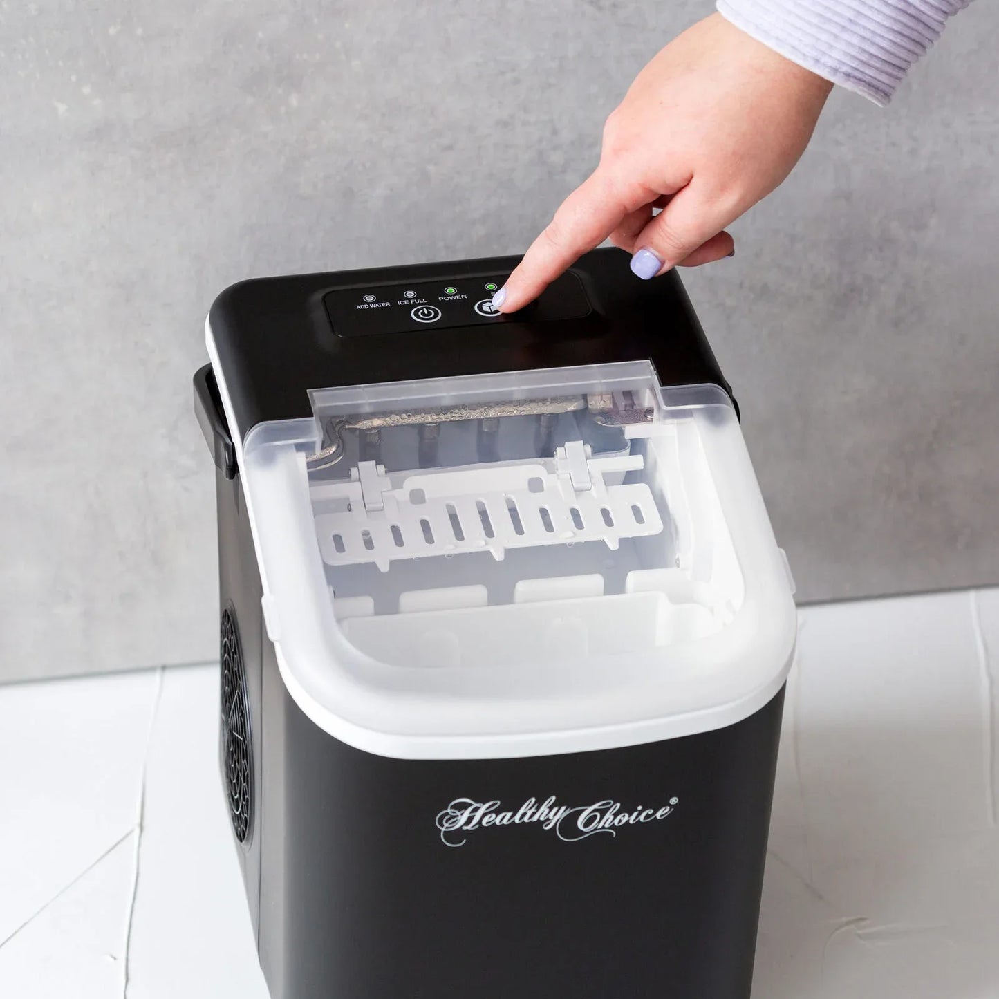 Ice Maker - Ready in 8 minutes, Up to 12kgs every 24 Hours - Mekamart Australia