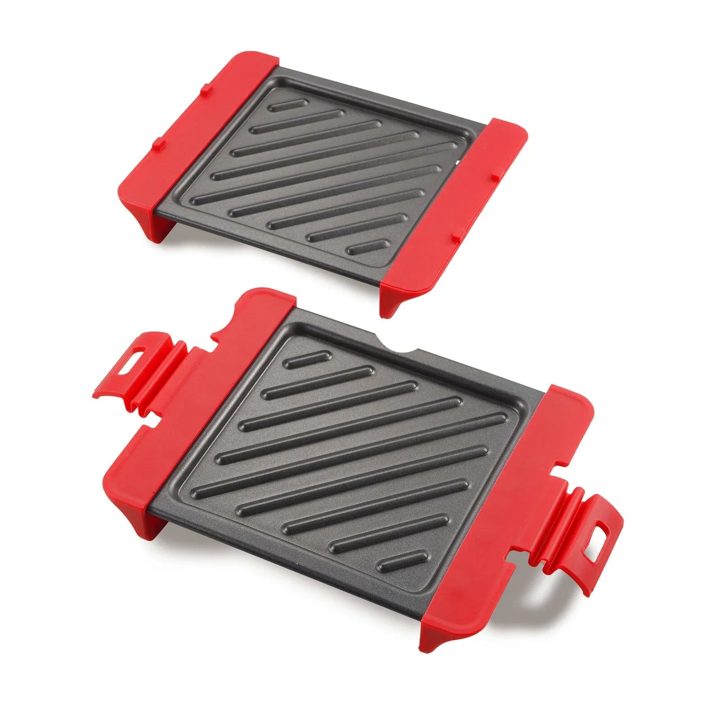 Compact Microwave Sandwich Maker Non-Stick Grill Plates for Quick Meals at Home, Work, or Travel - Mekamart Australia