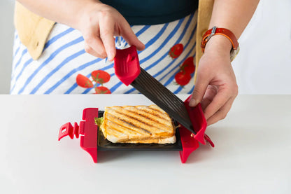 Compact Microwave Sandwich Maker Non-Stick Grill Plates for Quick Meals at Home, Work, or Travel - Mekamart Australia