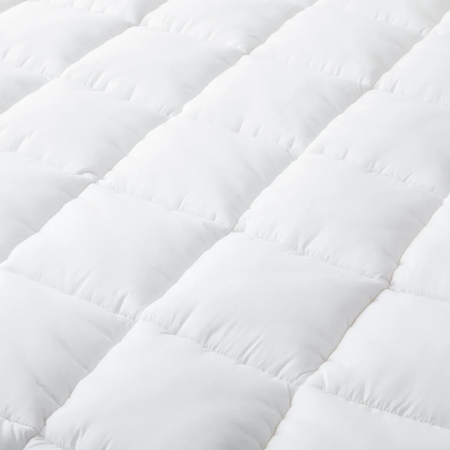 Hypoallergenic, Antibacterial w/ 100% Microfiber filling Mattress Topper - KING - Mekamart Australia