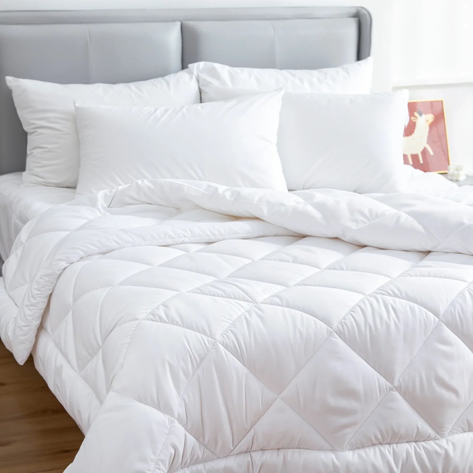 Microfiber/Bamboo Blend, Hypoallergenic & Antibacterial Quilt - King - Mekamart Australia