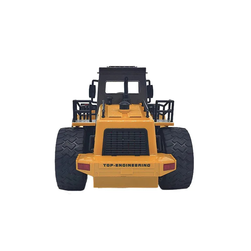 Remote Control Model Bulldozer Truck (Yellow), Driving Cab and Scoop - Mekamart Australia