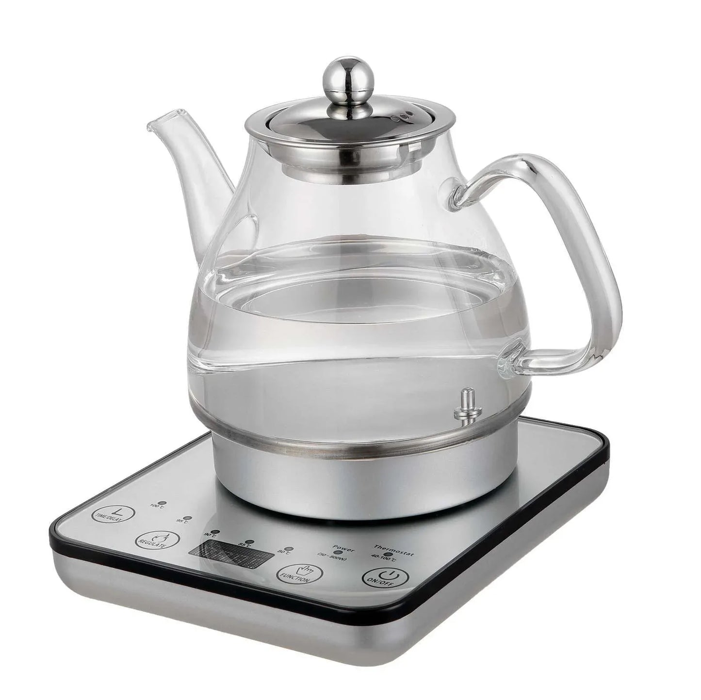 1.2L Digital Glass Kettle w/ Electric Tea Pot & Infuser 800W - Mekamart Australia