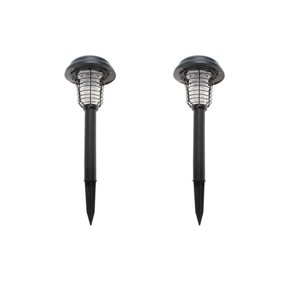 Lenoxx Wireless Solar-Powered Mosquito Killer Lamp (2-Piece, Black) - Mekamart Australia