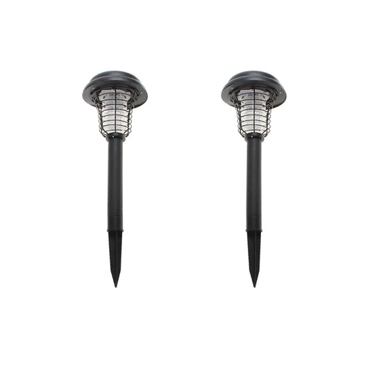 Lenoxx Wireless Solar-Powered Mosquito Killer Lamp (2-Piece, Black) - Mekamart Australia