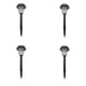 Lenoxx Wireless Solar-Powered Mosquito Killer Lamp (4-Piece, Black) - Mekamart Australia