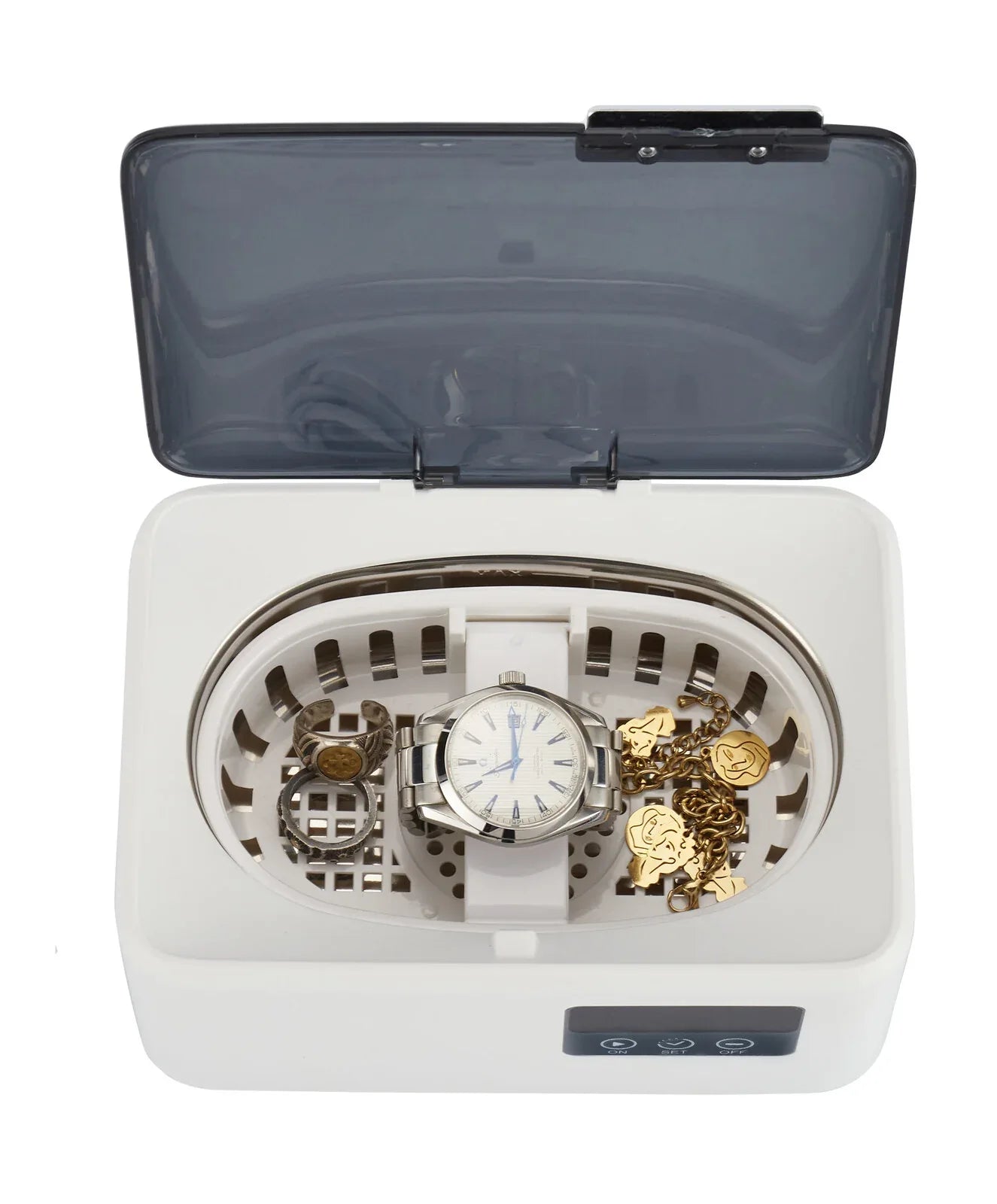 50W Ultrasonic Jewellery Cleaner, 4800HZ w/ 600ml Tank and LED Display - Mekamart Australia