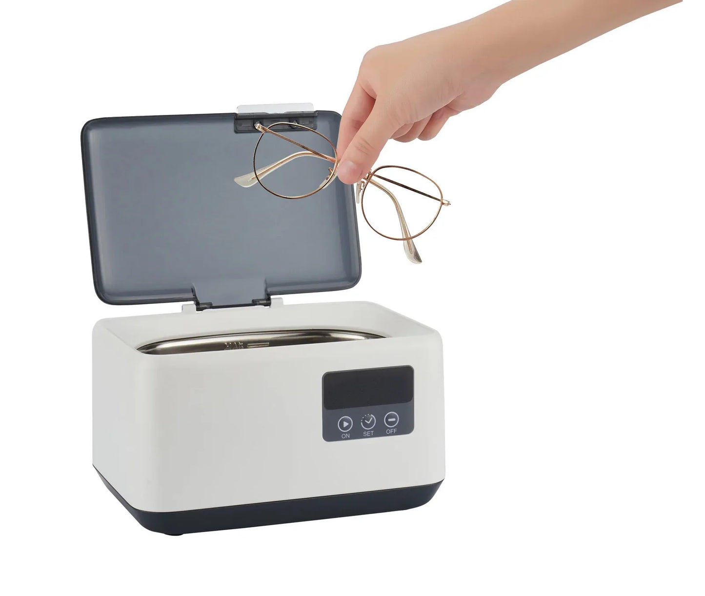 50W Ultrasonic Jewellery Cleaner, 4800HZ w/ 600ml Tank and LED Display - Mekamart Australia
