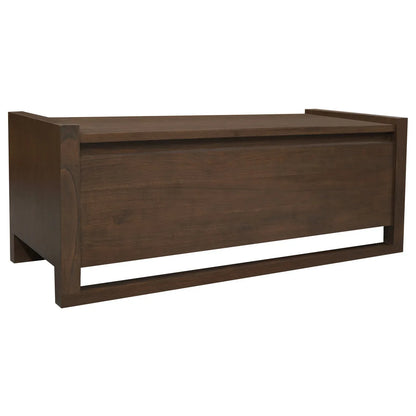 Jasper Blanket Box/Storage Bench (Wanut) - Mekamart Australia