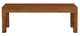 Tilda Solid Mahogany Timber Bench (Light Pecan) - Mekamart Australia