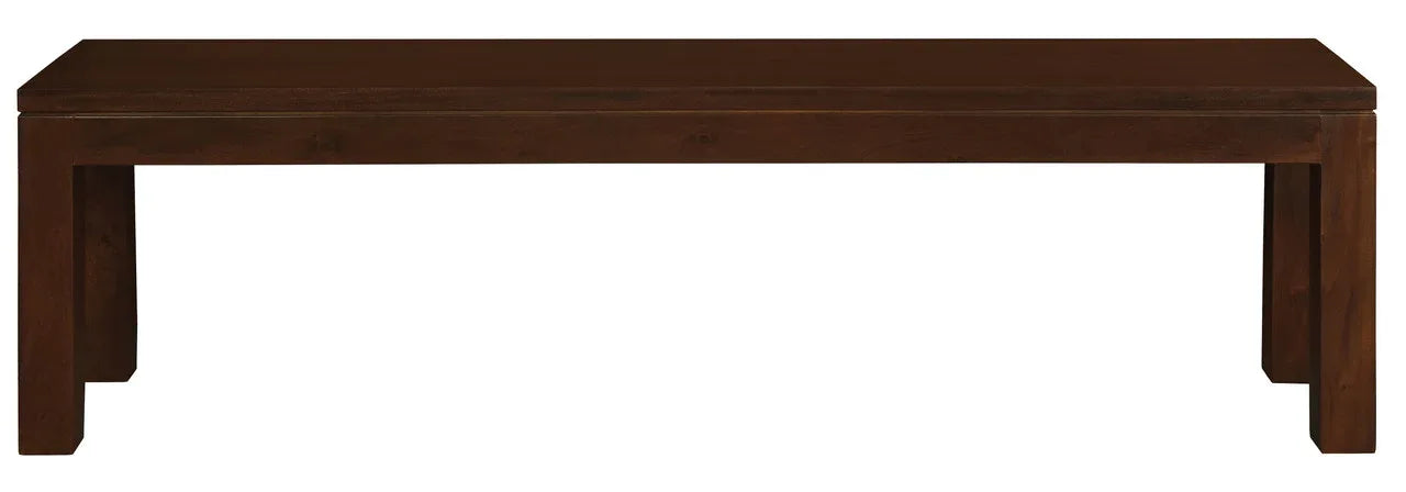 Tilda Solid Mahogany Timber Bench (Mahogany) - Mekamart Australia