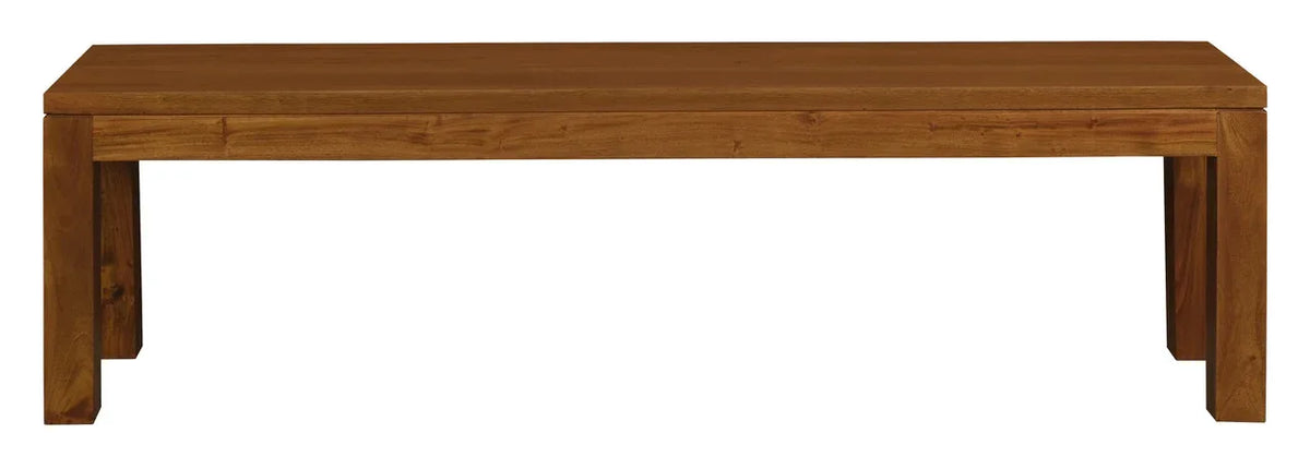 Large Tilda Solid Mahogany Bench (Light Pecan) - Mekamart Australia