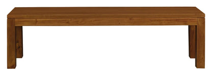 Large Tilda Solid Mahogany Bench (Light Pecan) - Mekamart Australia