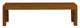 Large Tilda Solid Mahogany Bench (Light Pecan) - Mekamart Australia