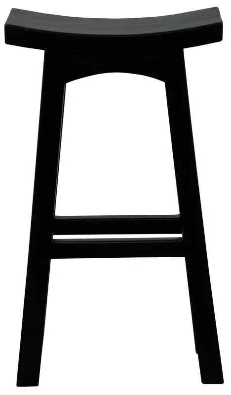 Tokyo Solid Mahogany Timber Barstool (Chocolate) - Mekamart Australia