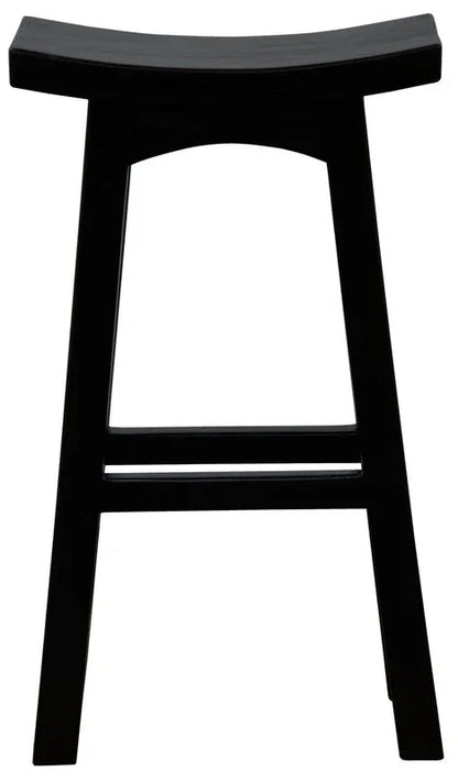 Tokyo Solid Mahogany Timber Barstool (Chocolate) - Mekamart Australia