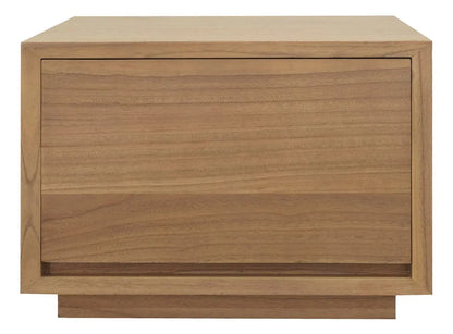 Oscar 1 Drawer Low Bedside Table (Natural) - Mekamart Australia